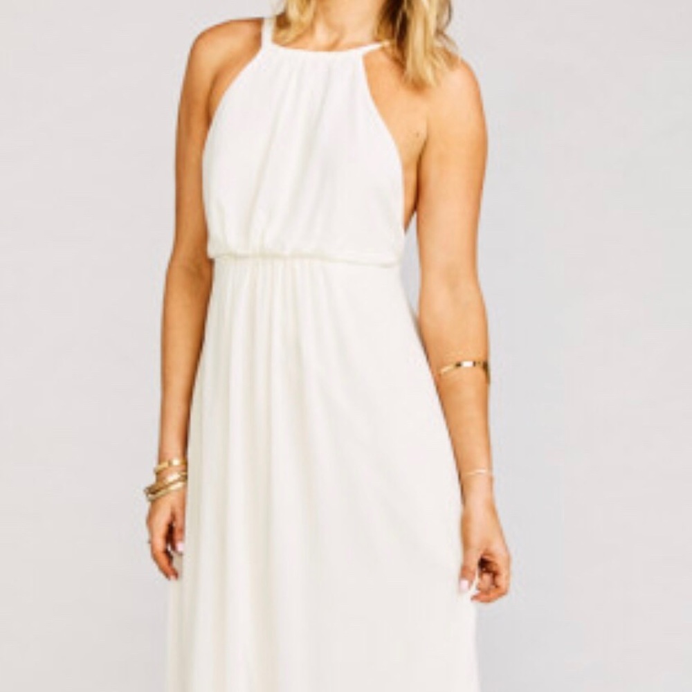 AMANDA MAXI DRESS- WEDDING CAKE CHIFFON